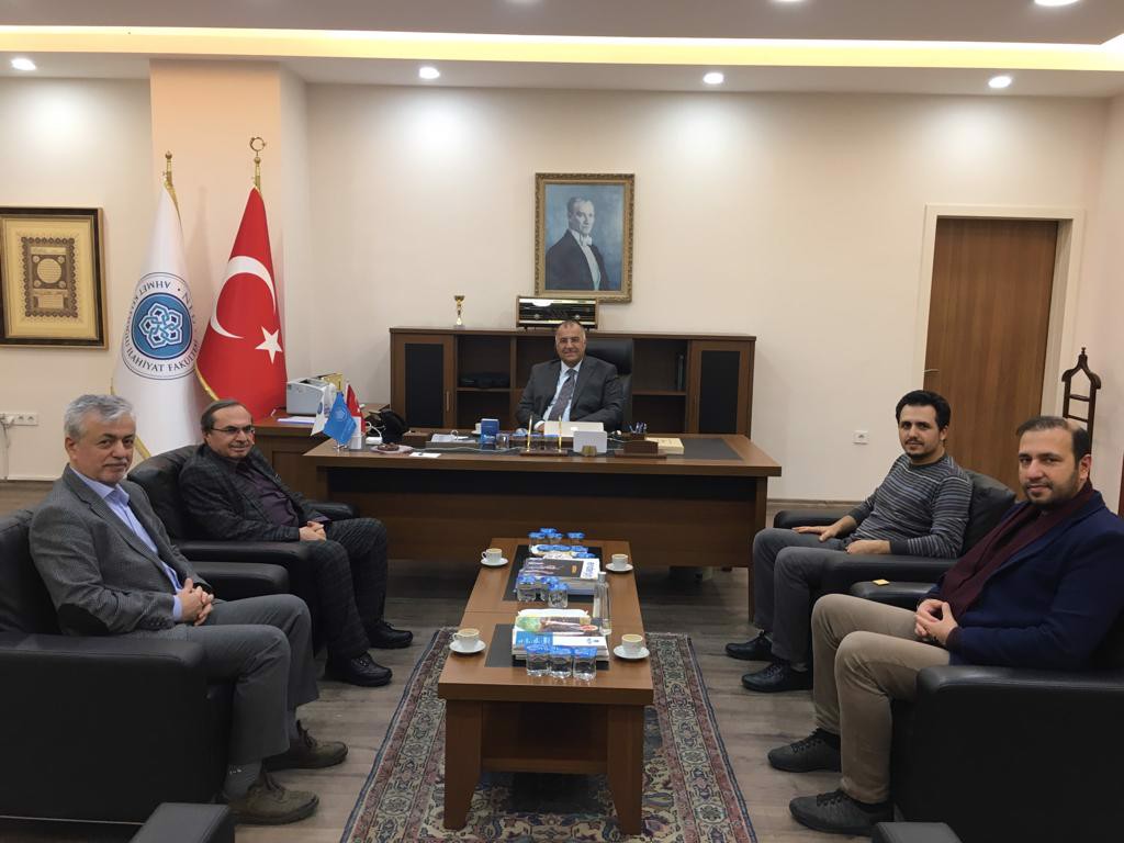 A.K.İ.F. Yeni Dekanı Prof. Dr. Kamil Güneş'e ziyaret